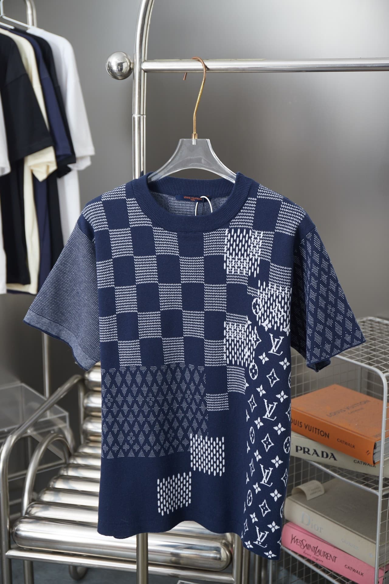L X V Knitted short sleeve