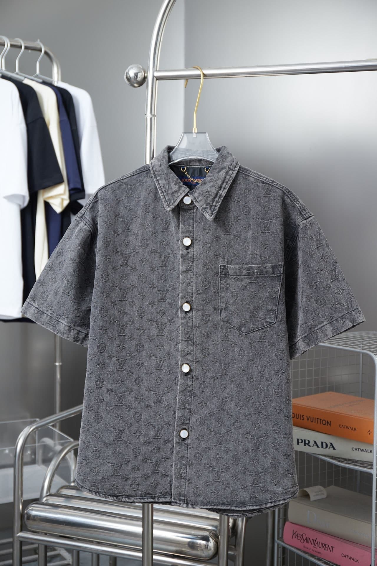 L X V Denim short sleeves