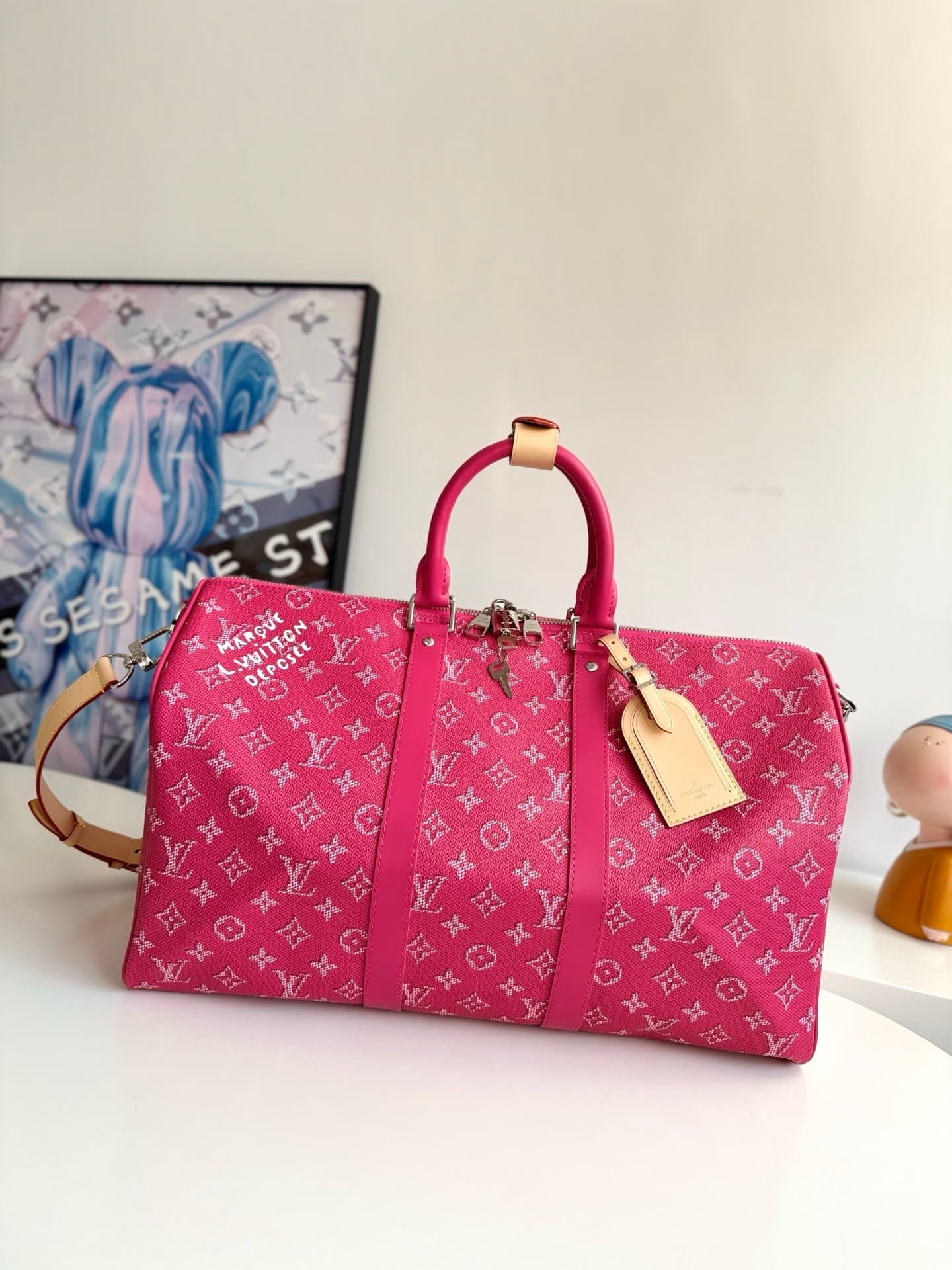 L X V travelling bag 45X27X20cm