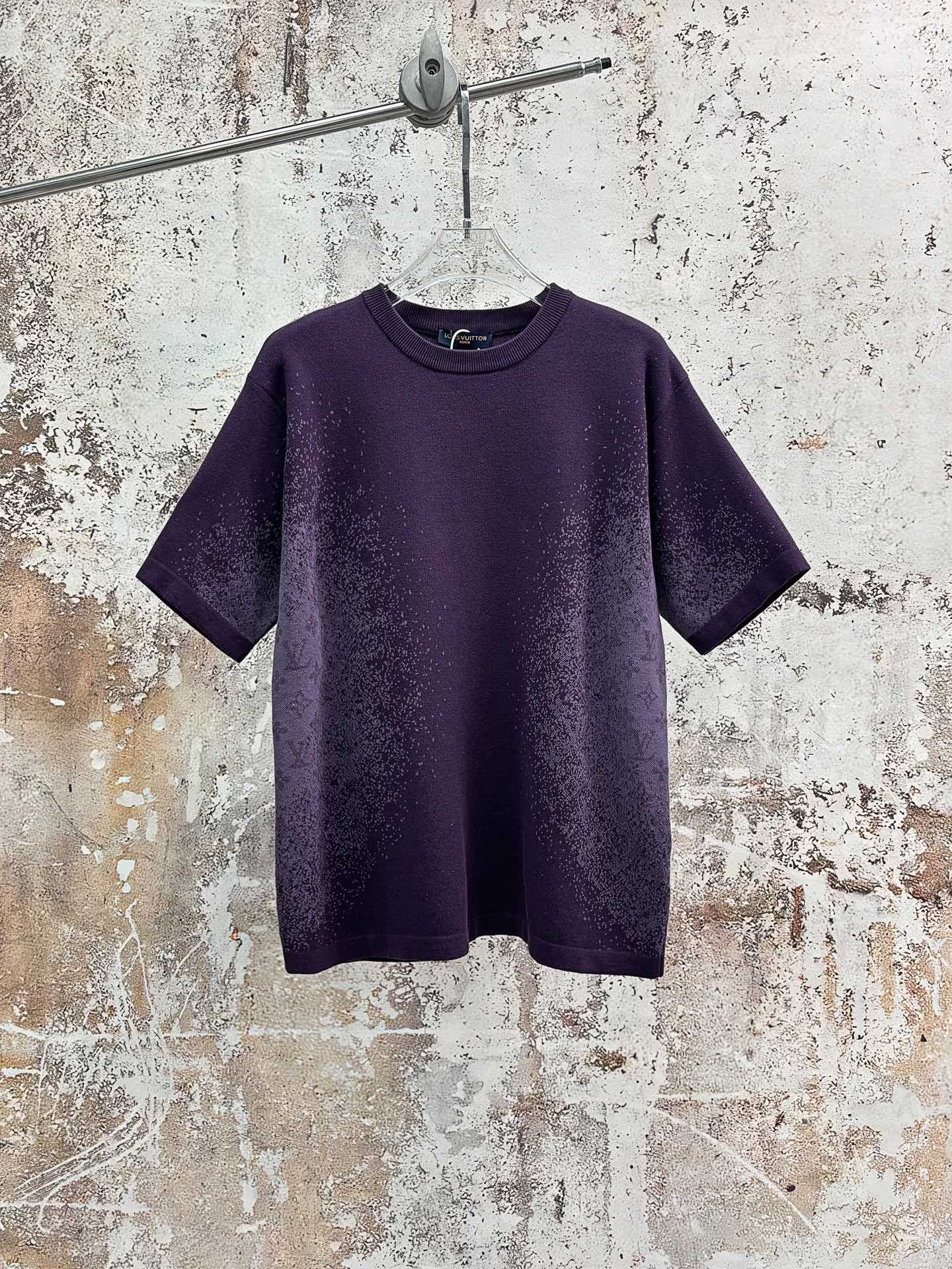 L X V Knitted short sleeve