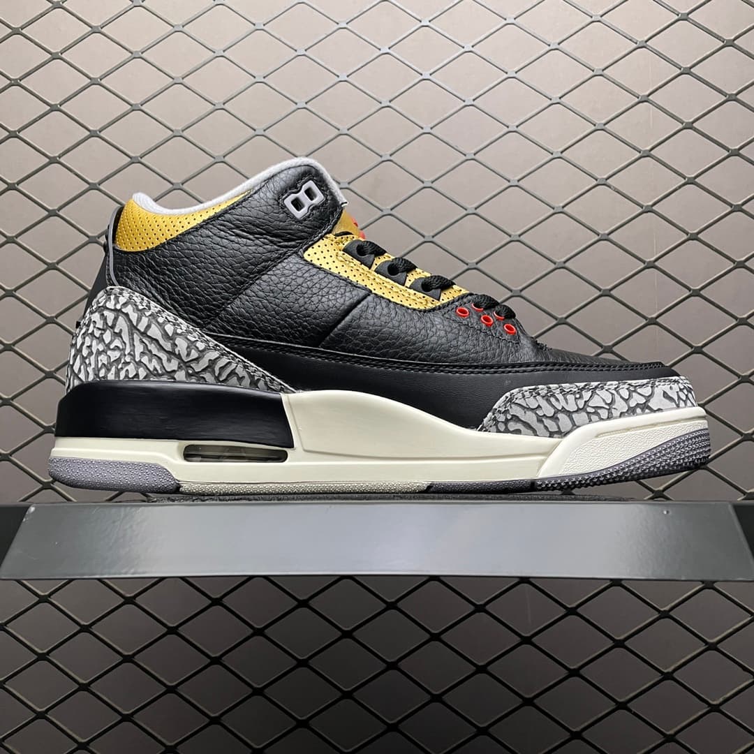 JRD 3 Retro Black Cement Gold CK9246-067