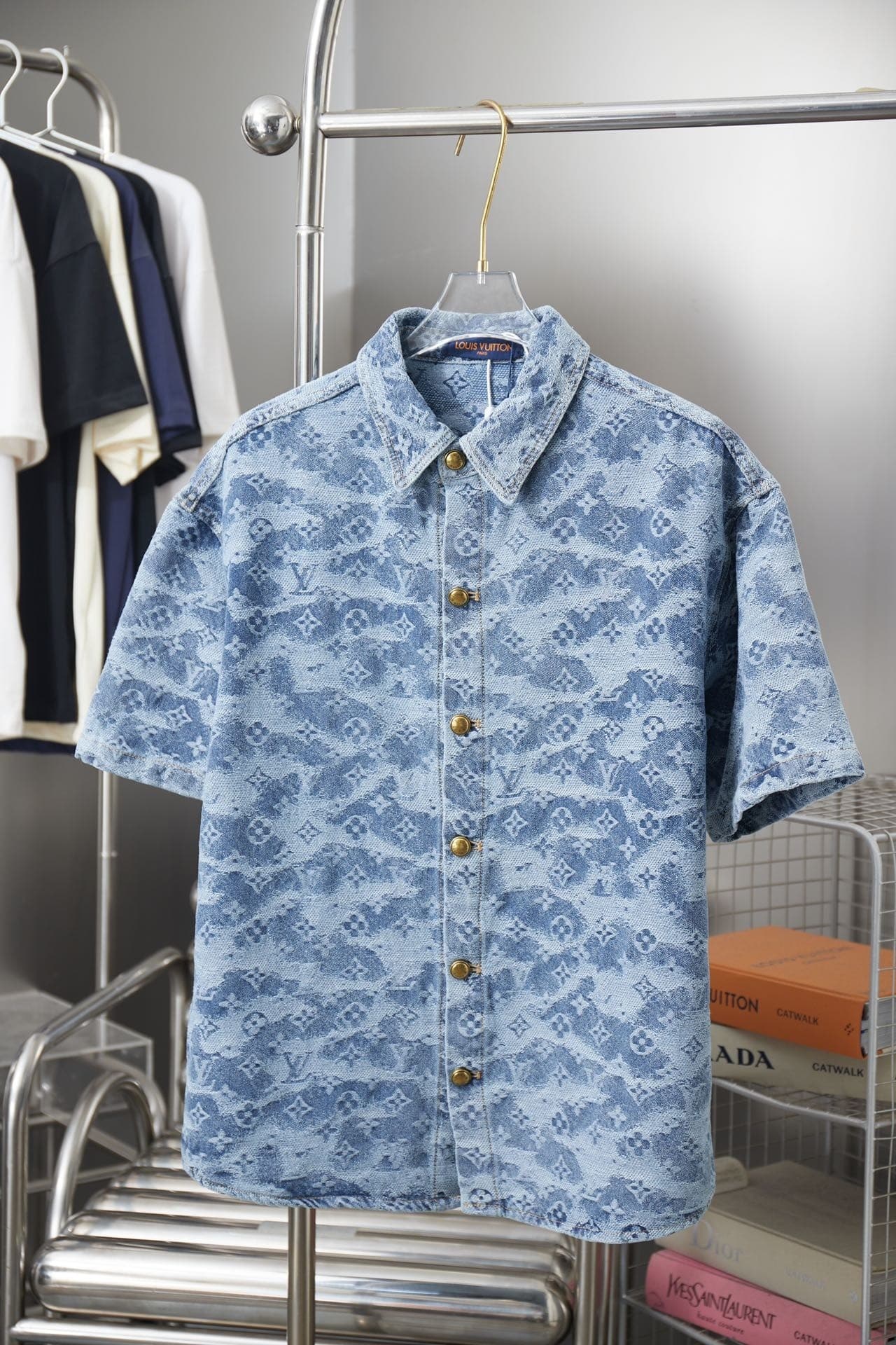 L X V Denim short sleeves