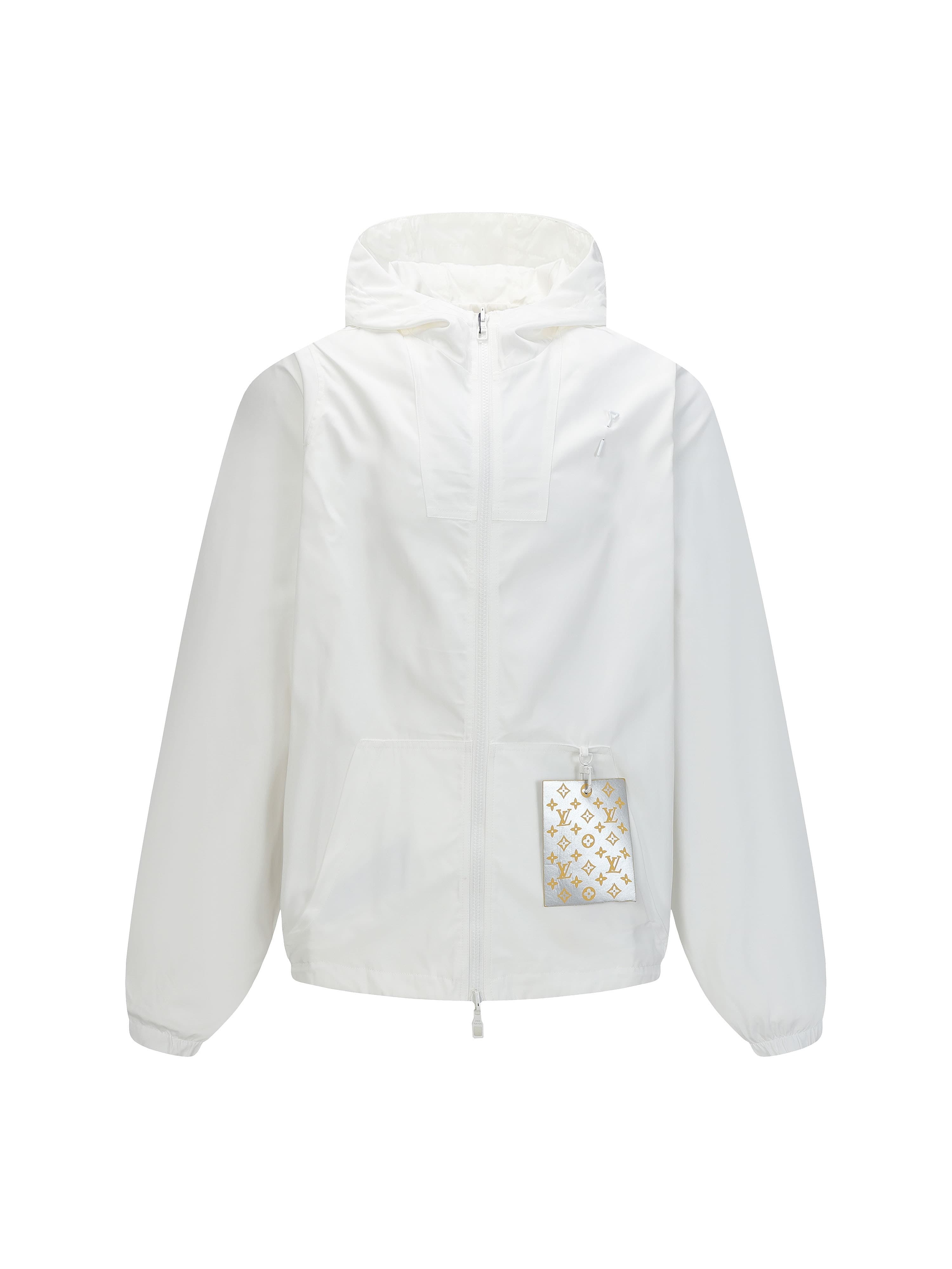 L X V Dark pattern jacquard double-faced coat