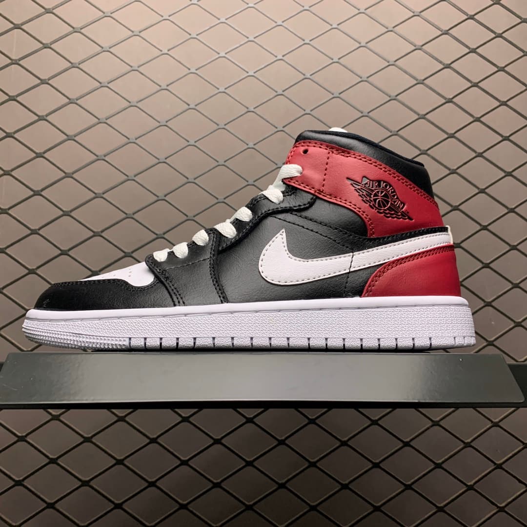 JRD1 Mid Black Noble Red BQ6472-016
