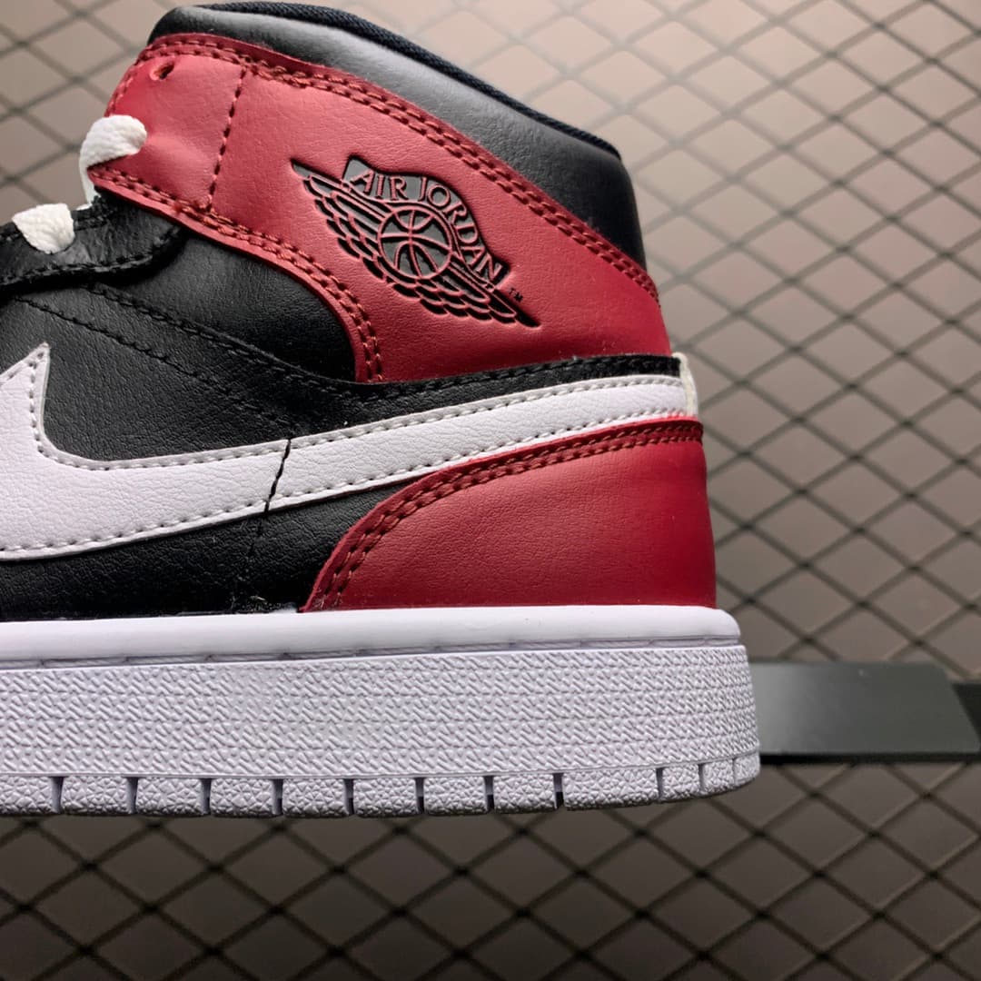 JRD1 Mid Black Noble Red BQ6472-016