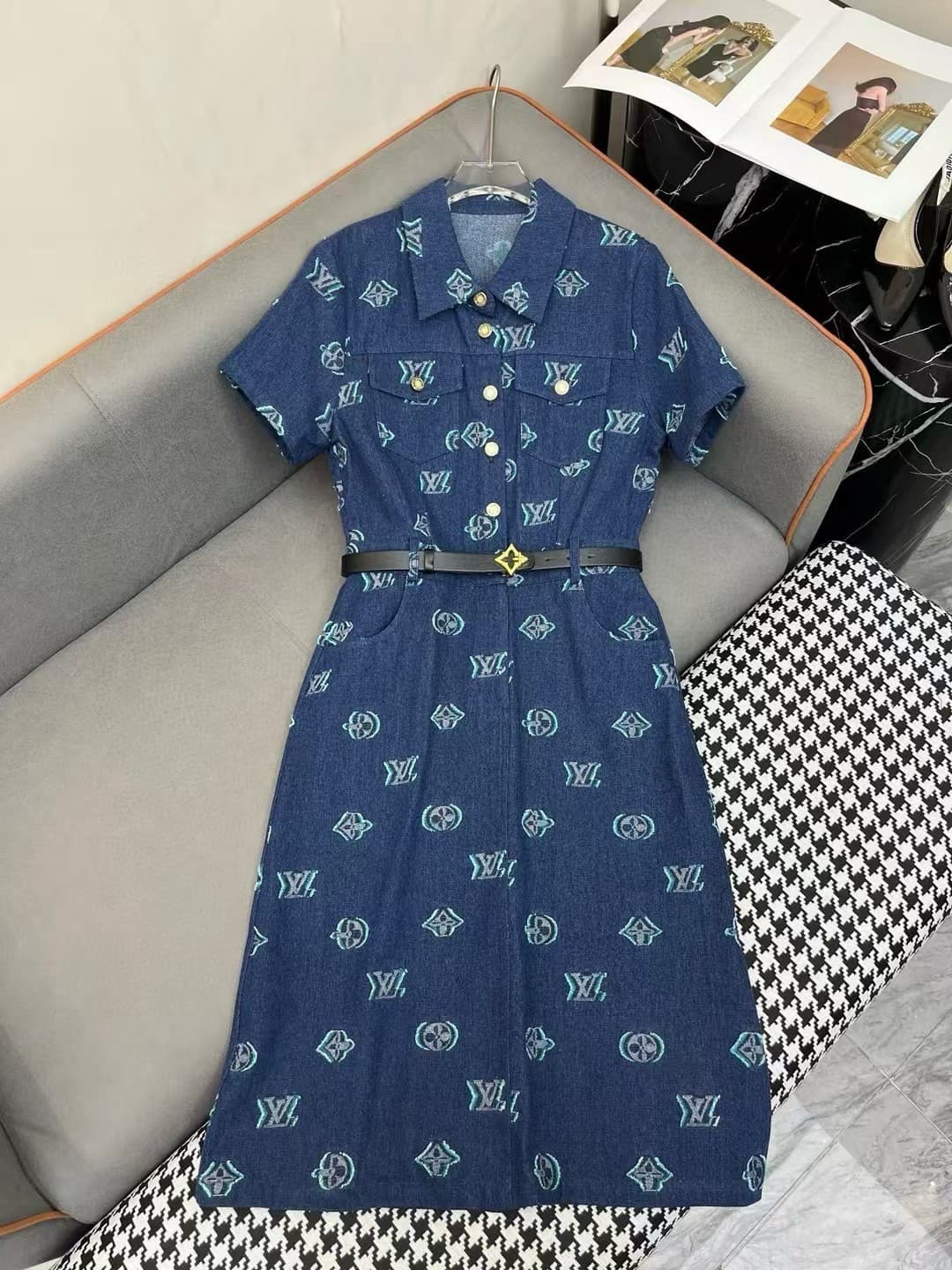 L X V Denim dress(Women's style)