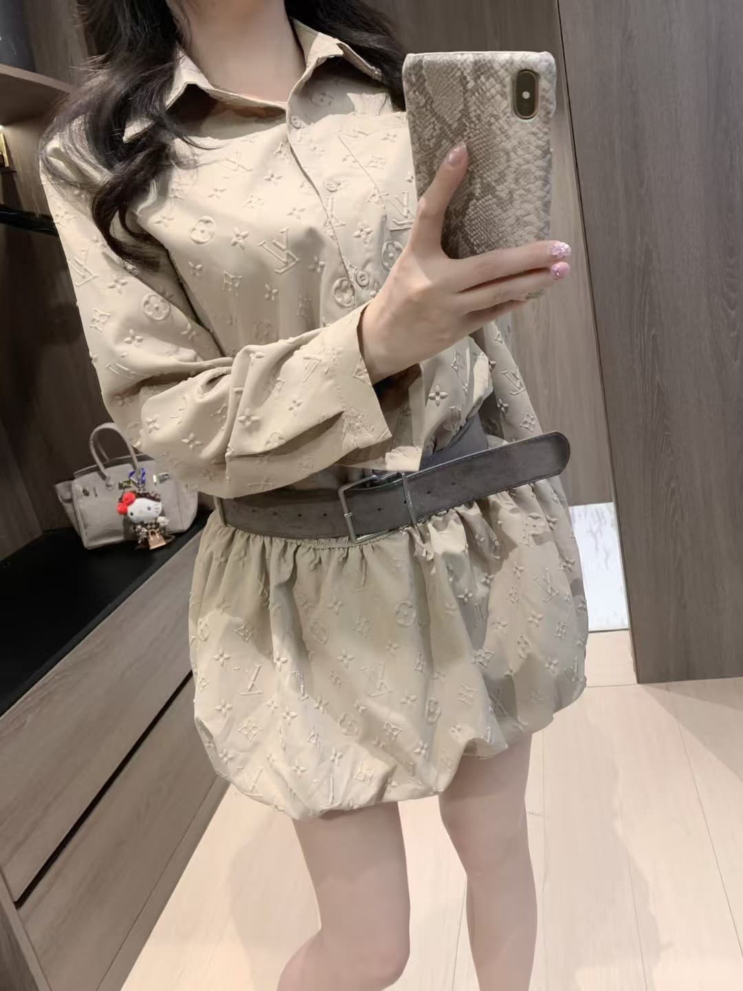 L X V Flower bud skirt(Women's style)(Multiple colors)
