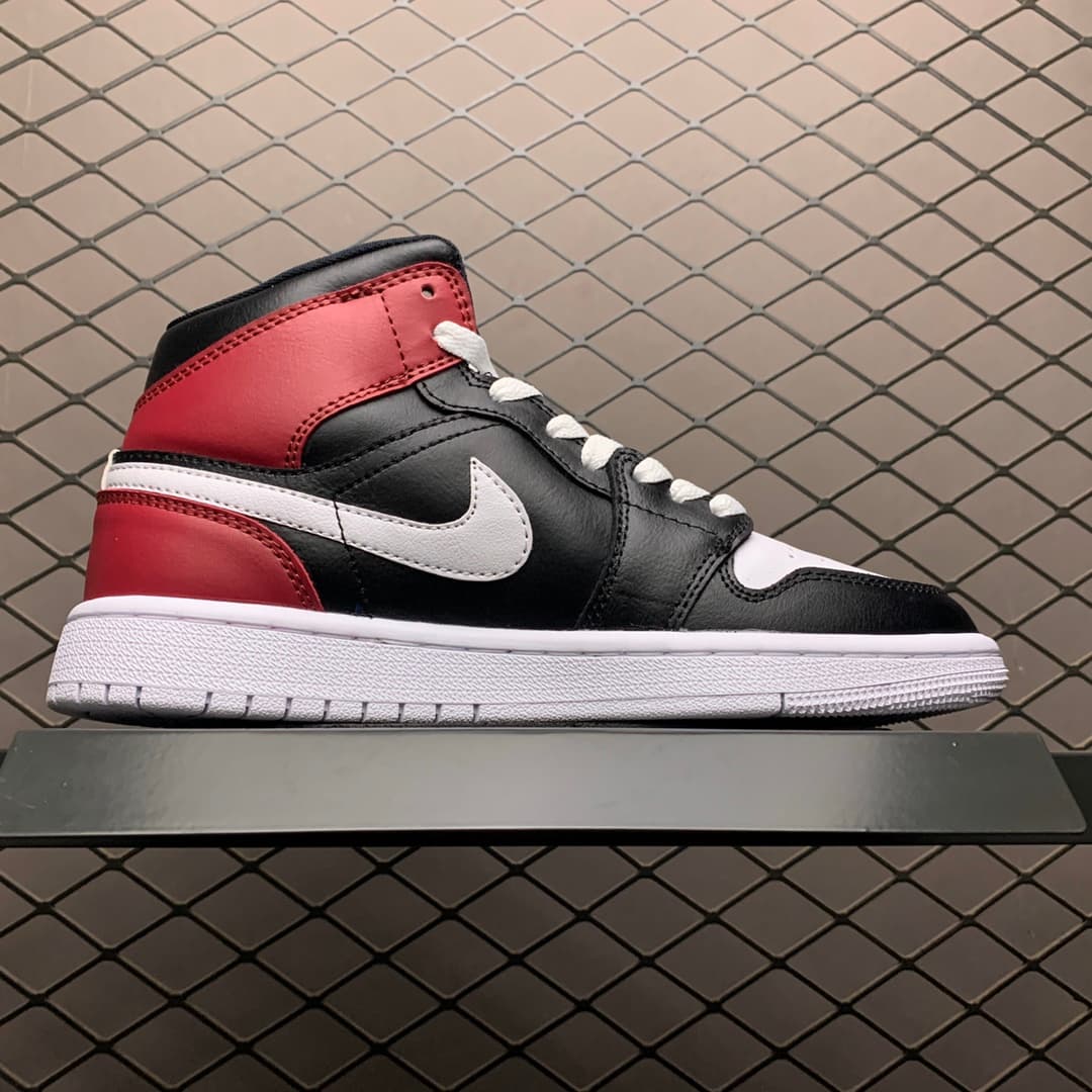 JRD1 Mid Black Noble Red BQ6472-016