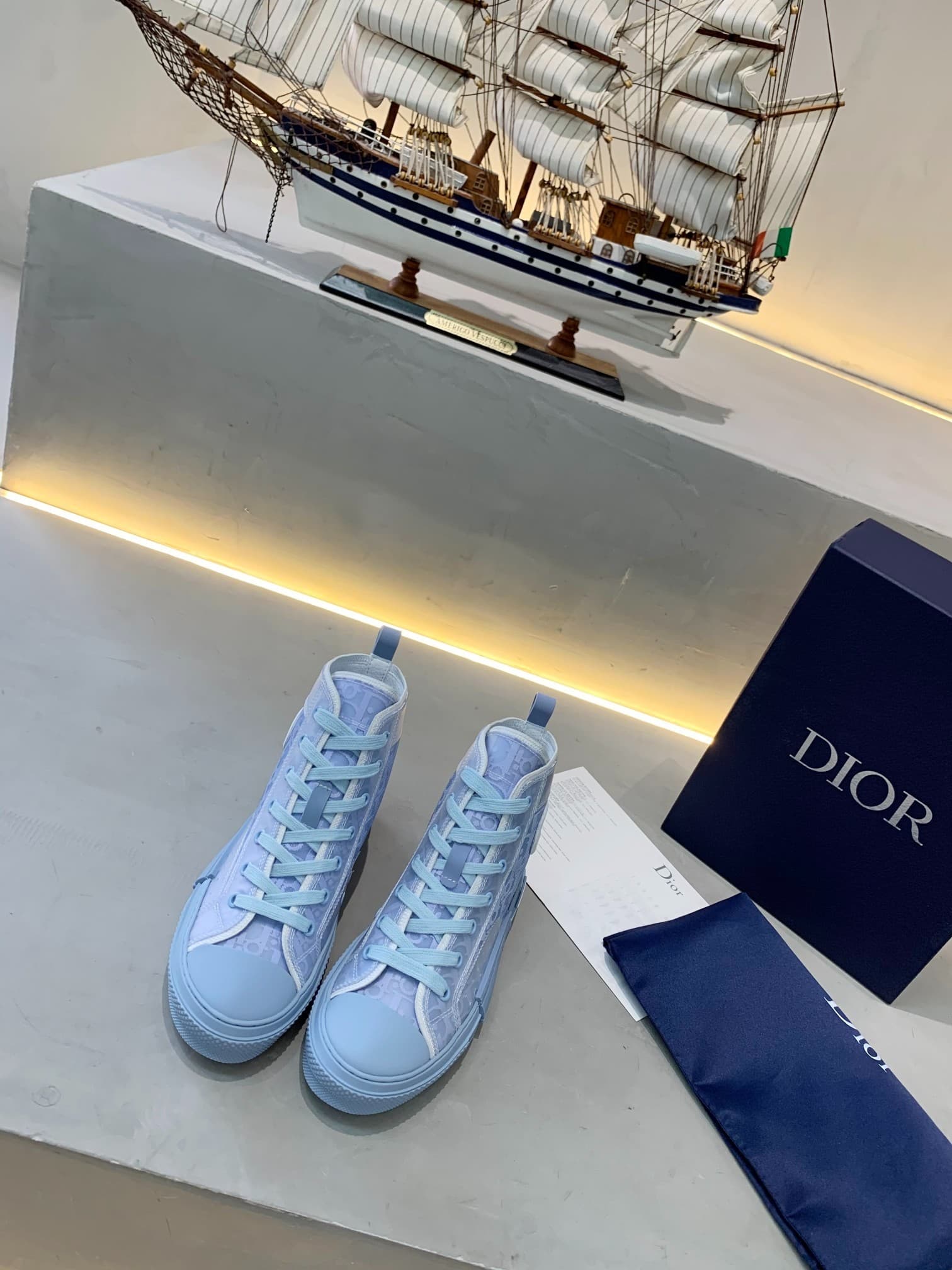 DR B23 OBLIQUE HIGH TOP SNEAKER B23 OBLIQUE SNEAKERS“CD GHOSTING”