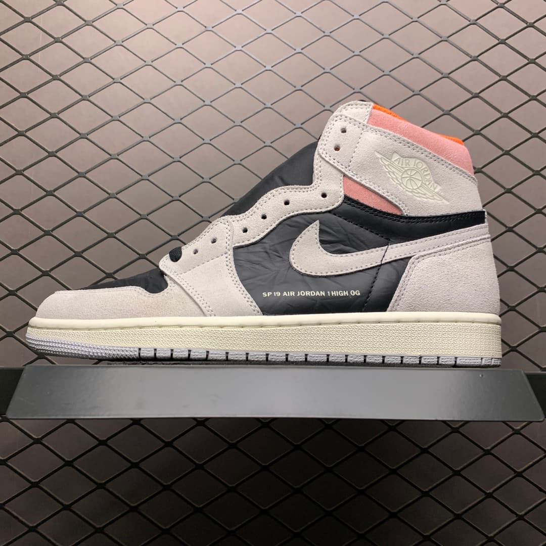 JRD1 Retro Neutral Grey Hyper Crimson 555088-018