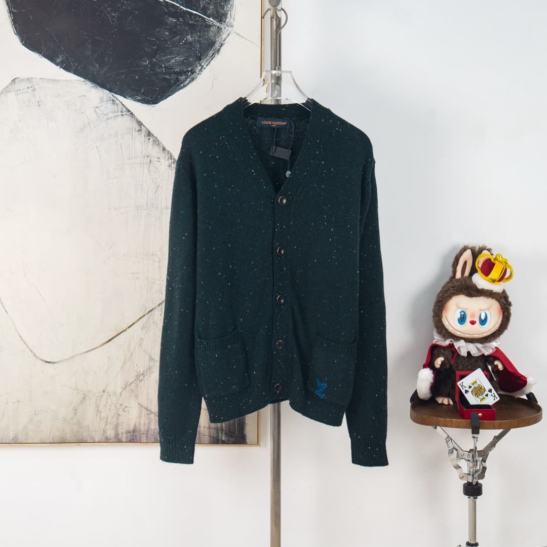 L X V Knitted cardigan
