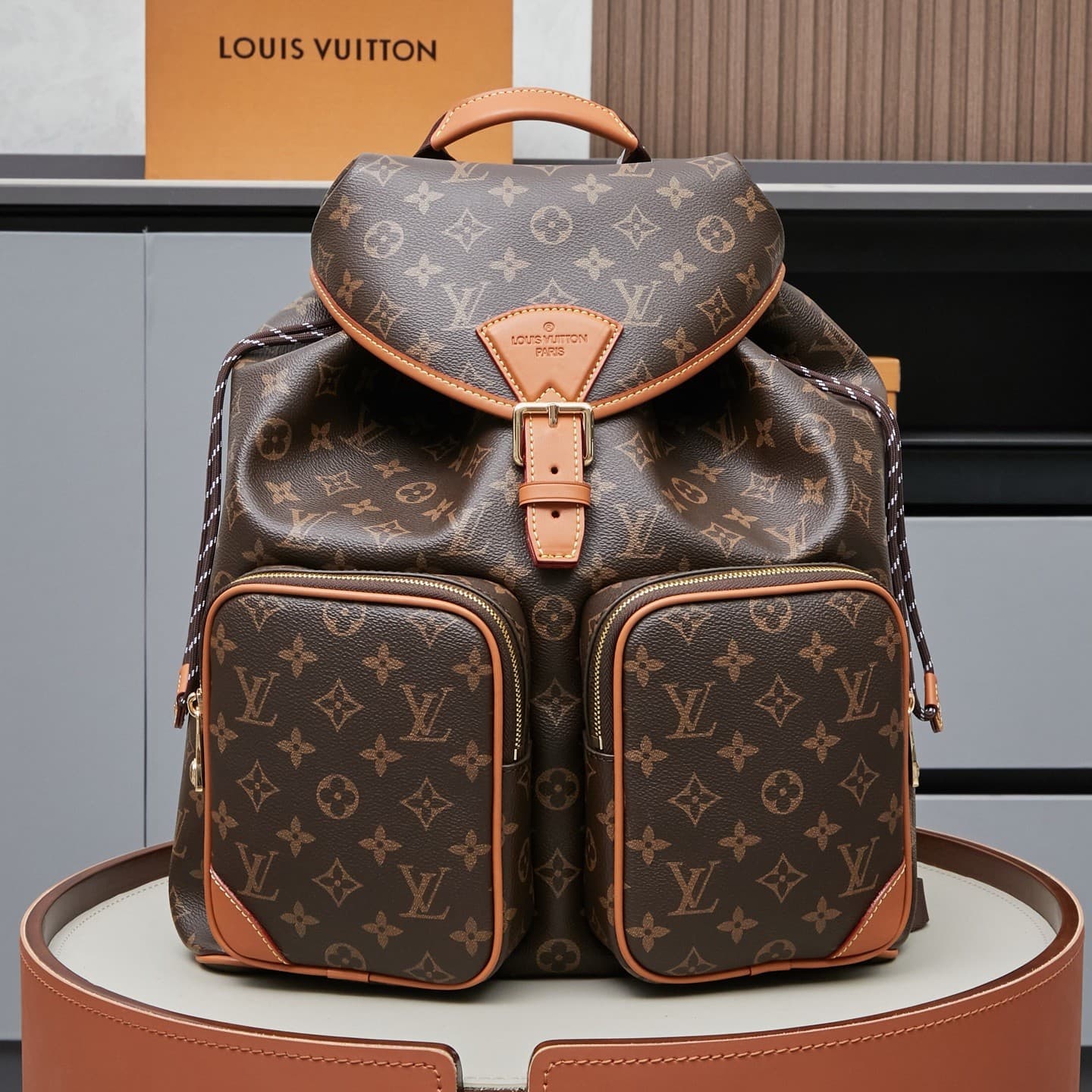 L X V Montsouris Cargo Backpack M14015 Size:40x17x34cm