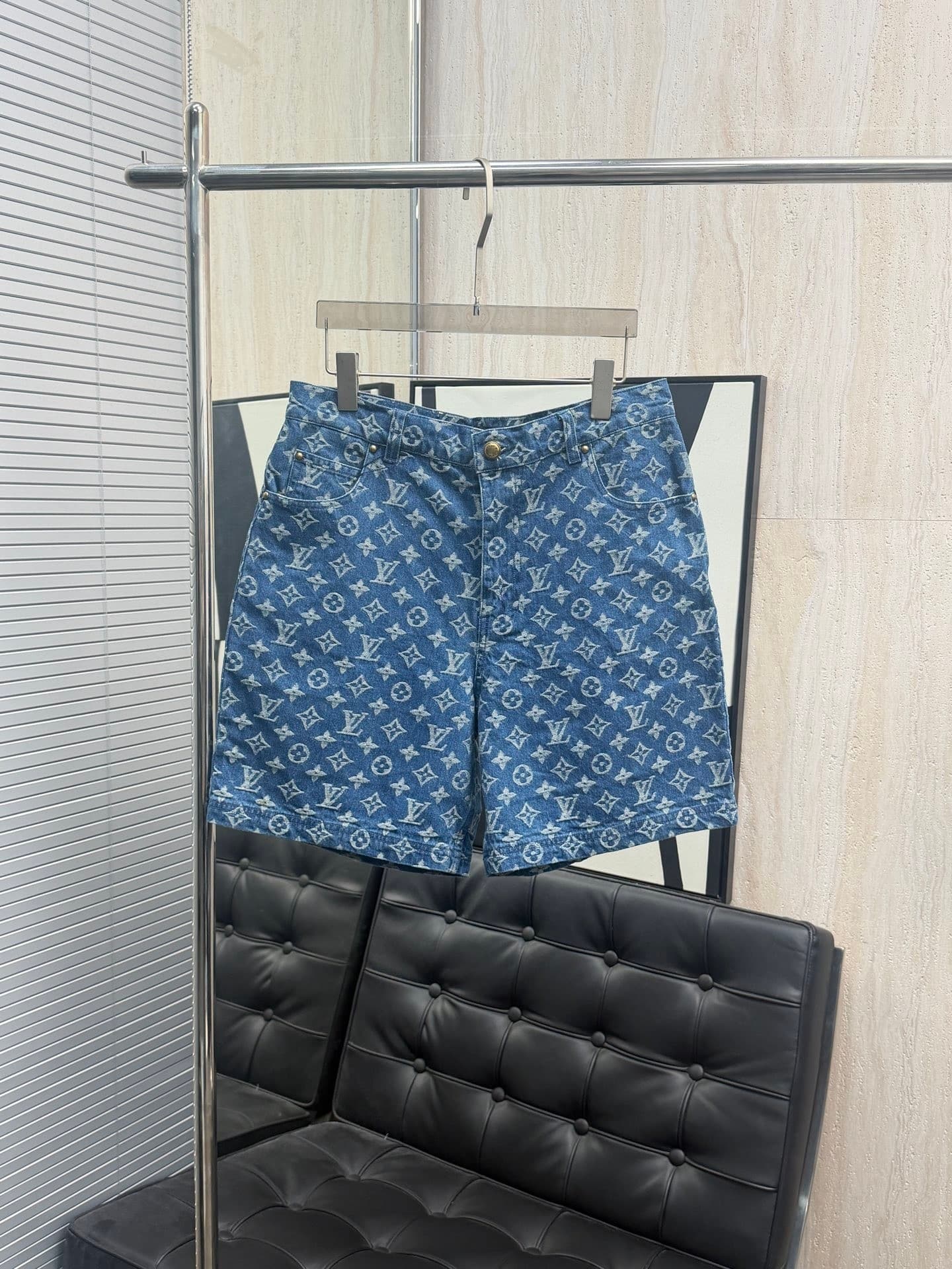 L X V Denim shorts