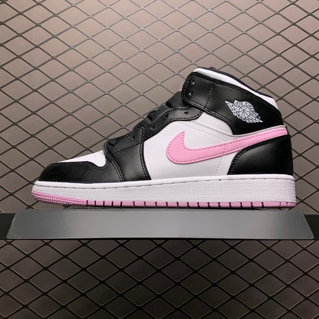 JRD1 Mid White Black Light Arctic Pink 555112-103