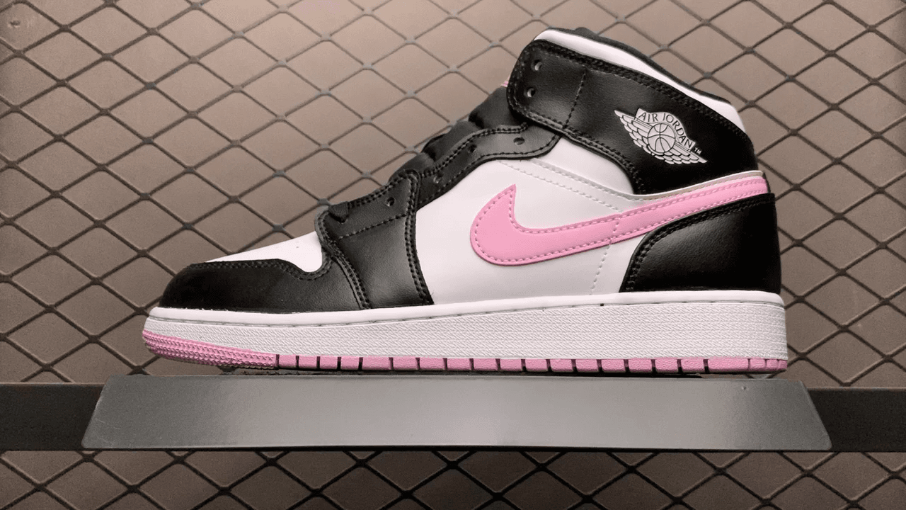 JRD1 Mid White Black Light Arctic Pink 555112-103