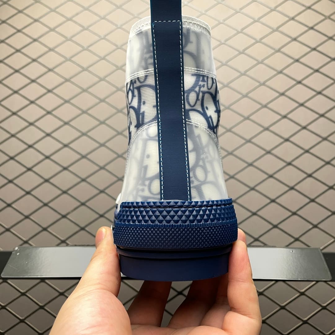 DR B23 HIGH TOP OBLIQUE SNEAKER BLUE