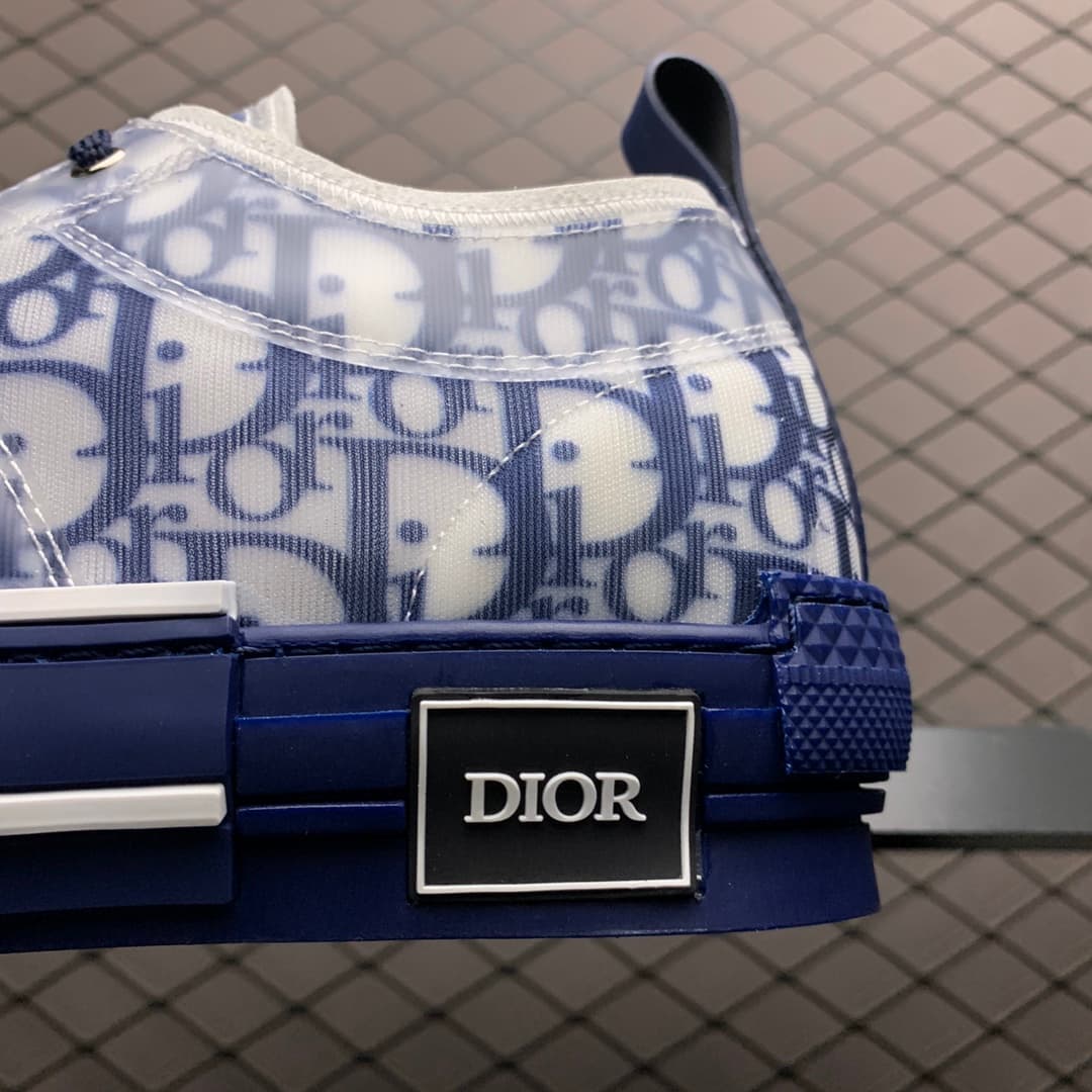 DR B23 LOW TOP OBLIQUE SNEAKER BLUE