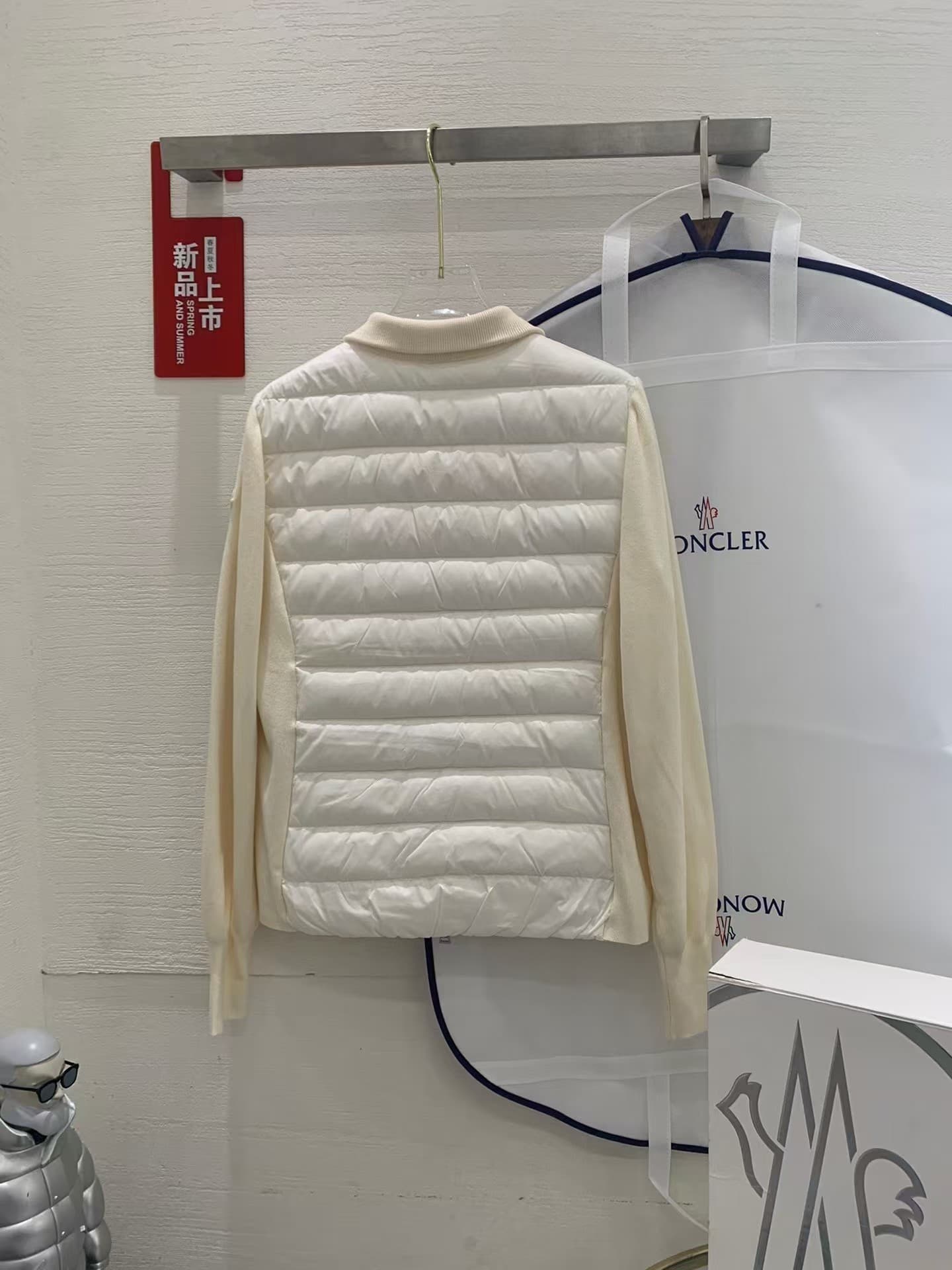 MONC Autumn and Winter New Women's Knitted Down Sweater