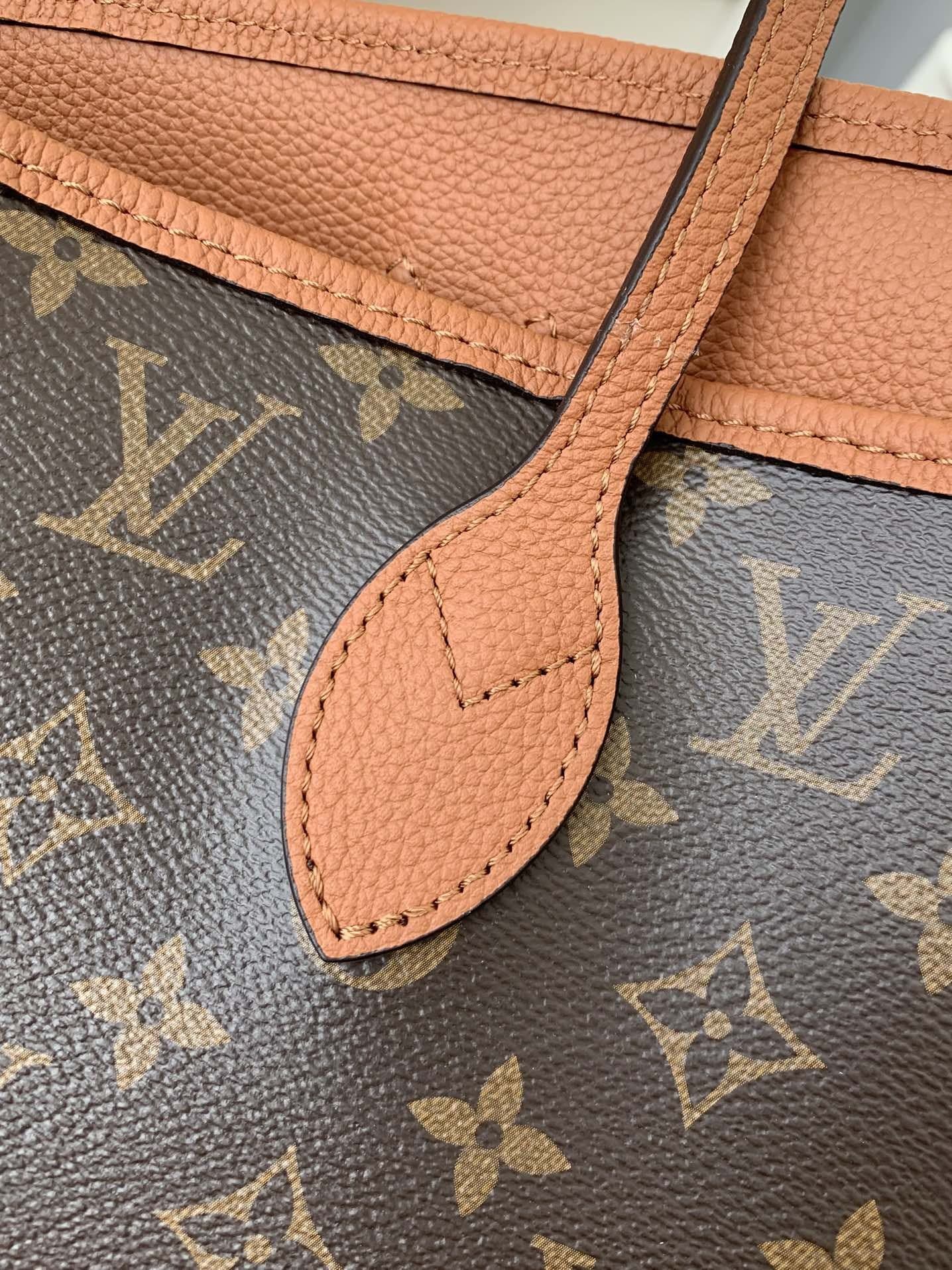 L X V Counter Seasonal New NEVERFULL INSIDE OUT Medium Shopping Bag M12061 Size:28*14*31cm