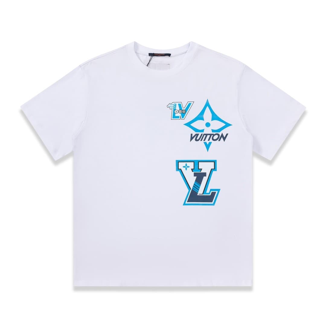 L X V 23SS logo printed t-shirt