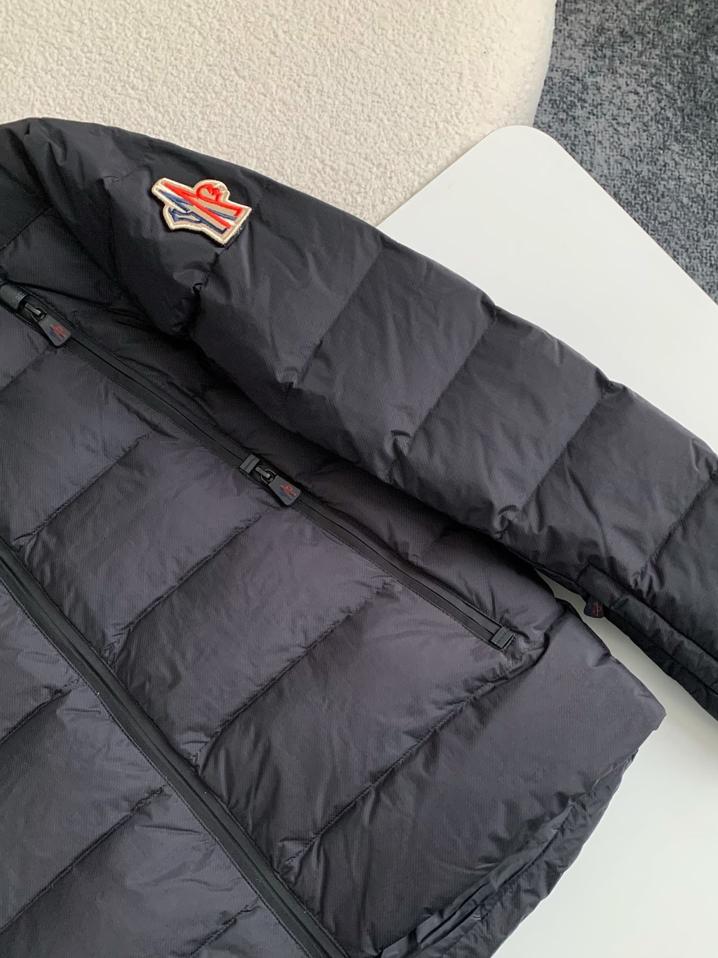 MONC Grenoble Nylon Hooded Down Jacket