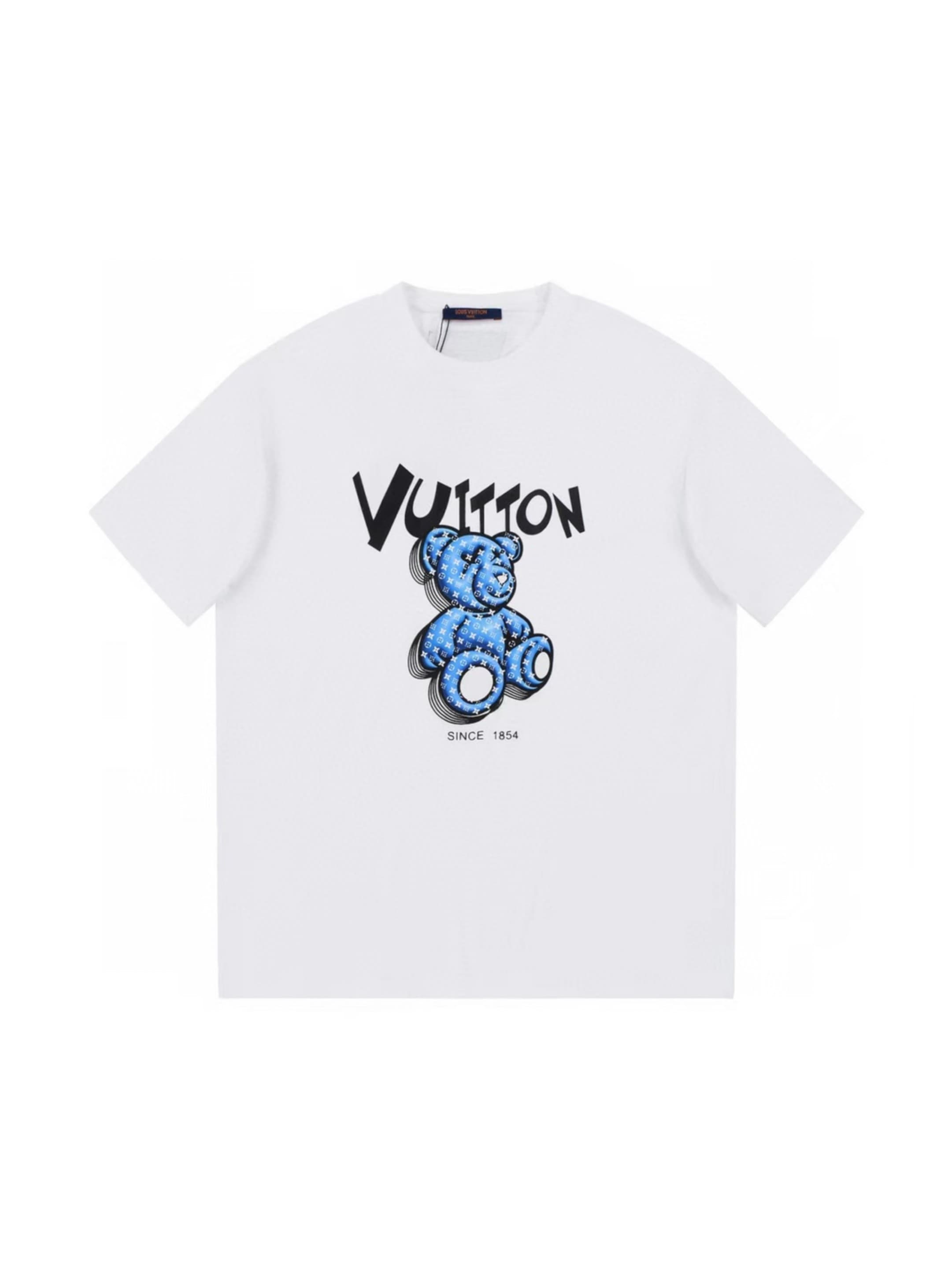 L X V 23SS printed bear T-shirt