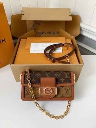 L X V DAUPHINE EAST WEST handbag M46757, size: 21*12*5cm