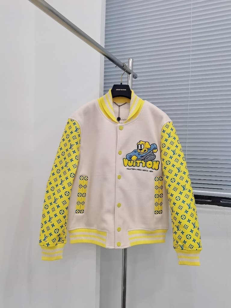 L X V MONOGRAM PLAYGROUND Baseball Tunic Jacket
