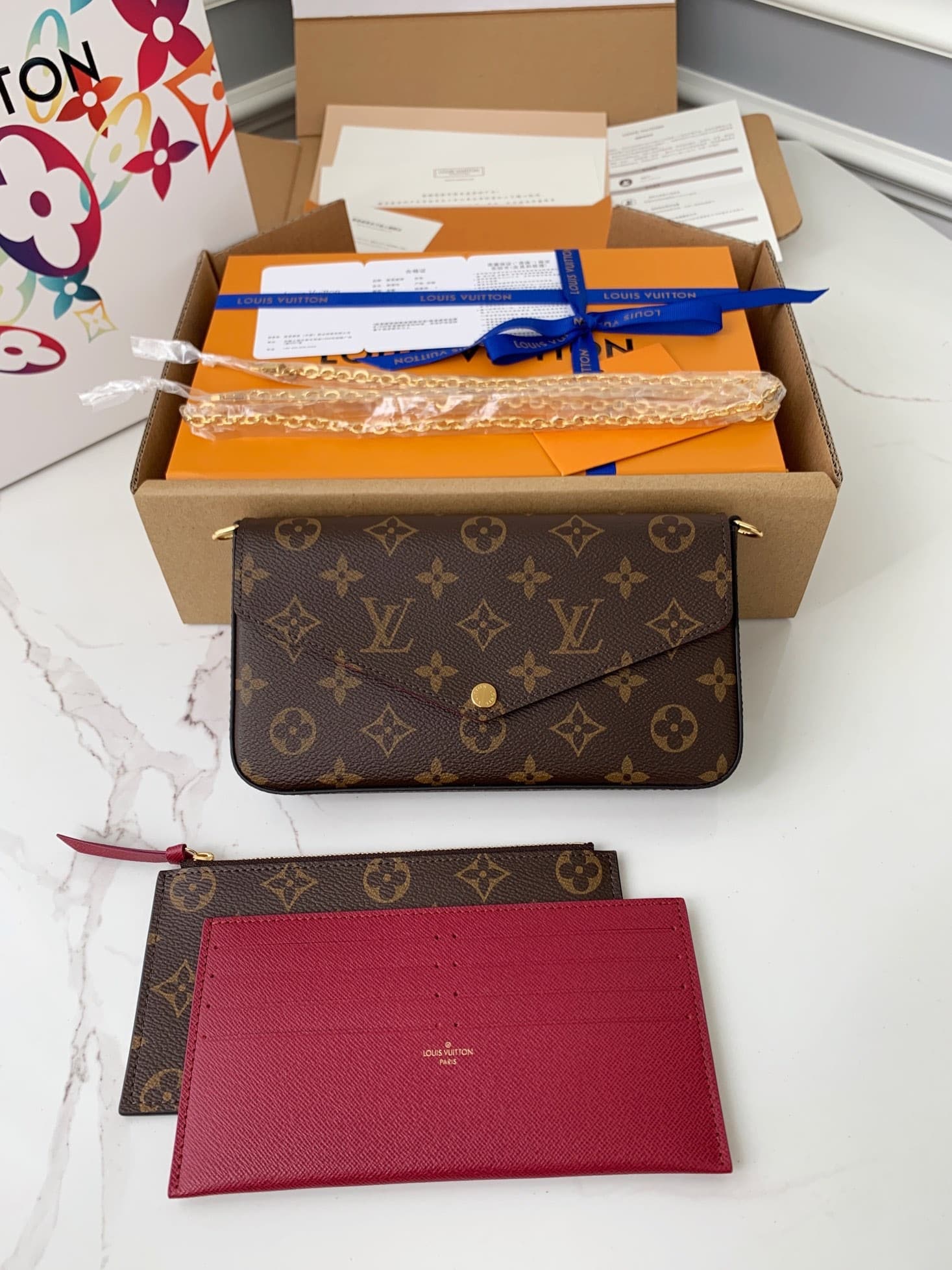 L X V POCHETTE FELICIE M61276 21cm