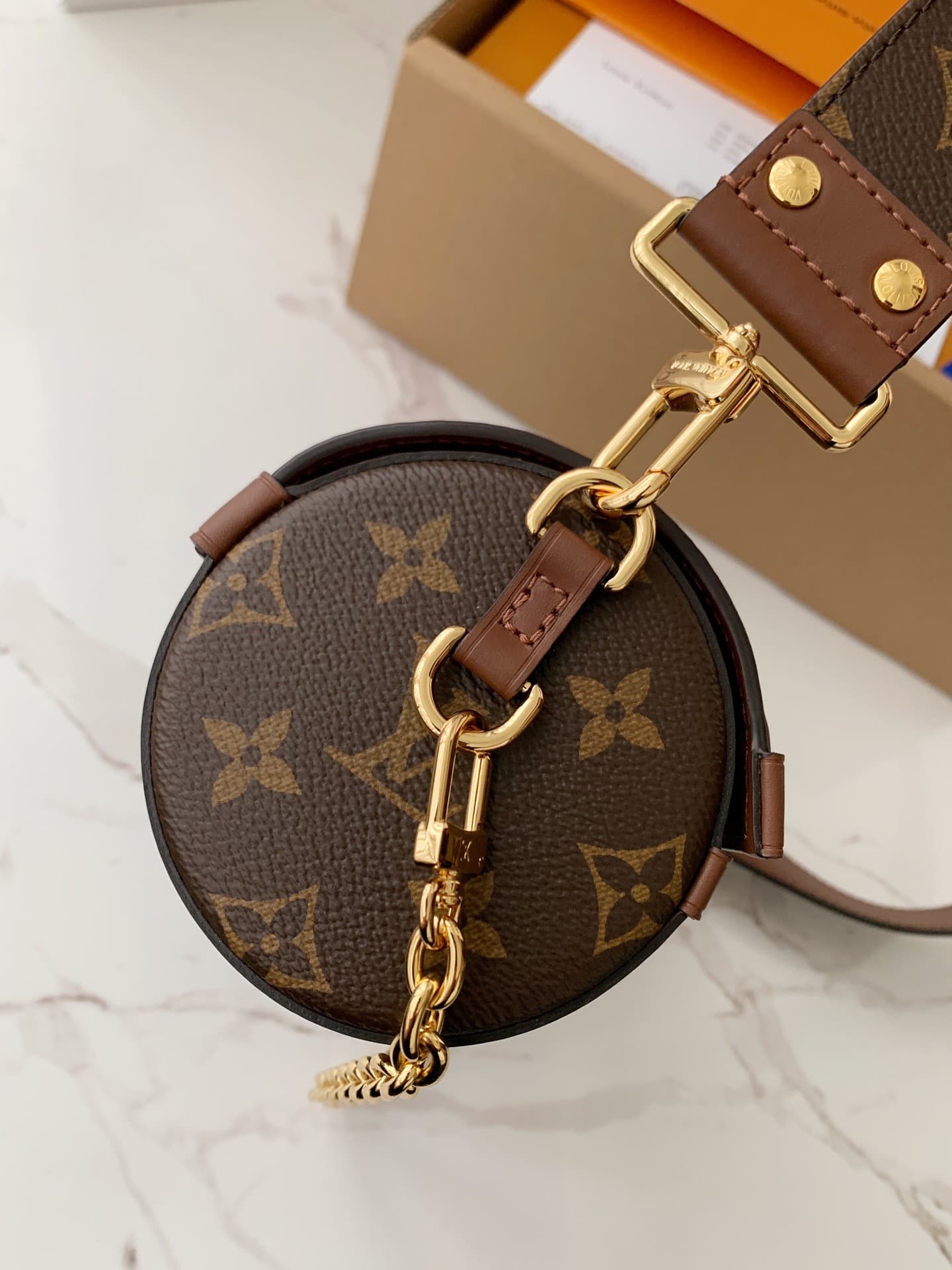 L X V PAPILLON TRUNK M57835 19*9*9cm