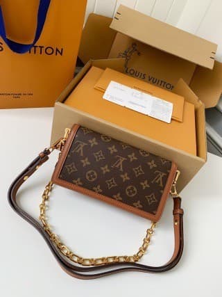 L X V DAUPHINE EAST WEST handbag M46757, size: 21*12*5cm