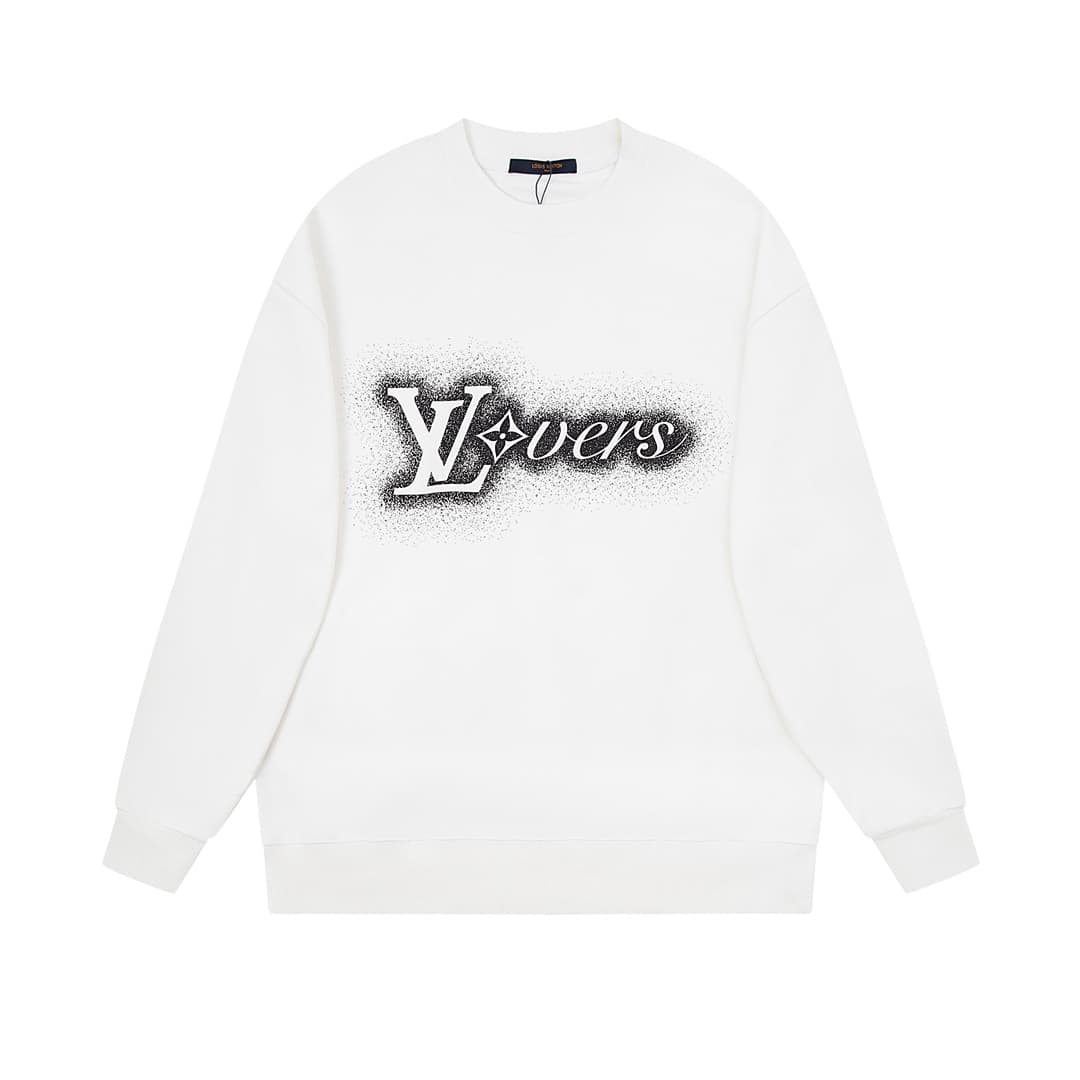 L X V Hoodies White
