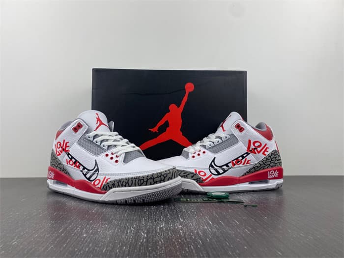 JRD 3 Retro Fire Red DN3707-160
