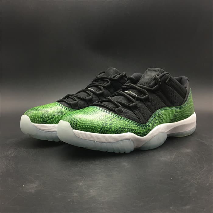 JRD 11 Retro Low Green Snakeskin 528895- 033