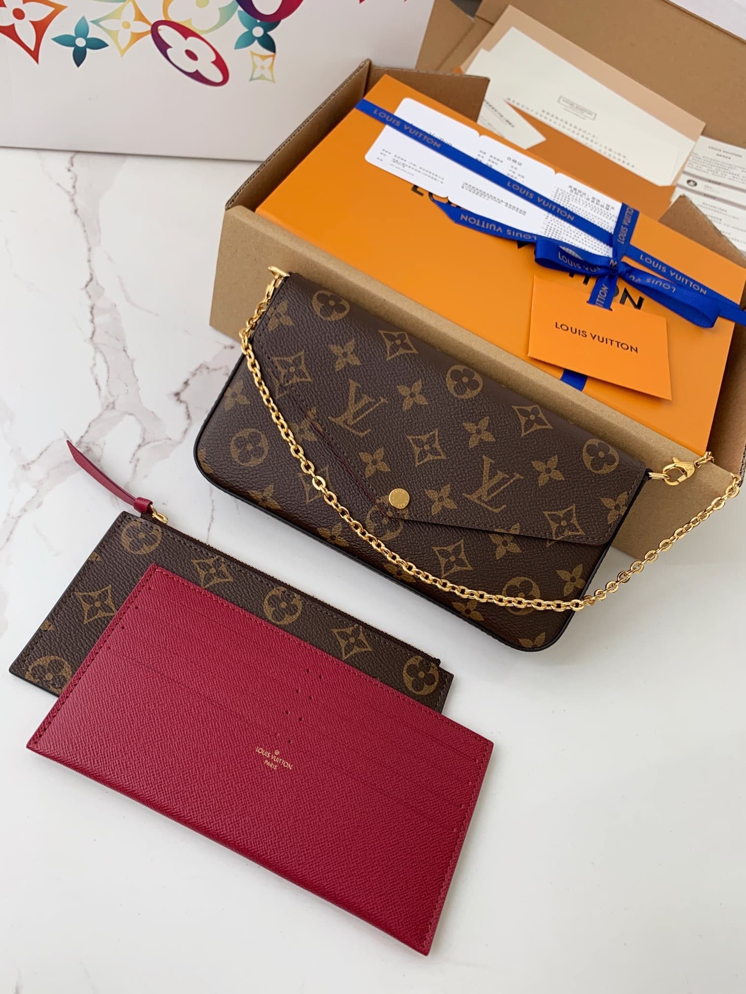 L X V POCHETTE FELICIE M61276 21cm