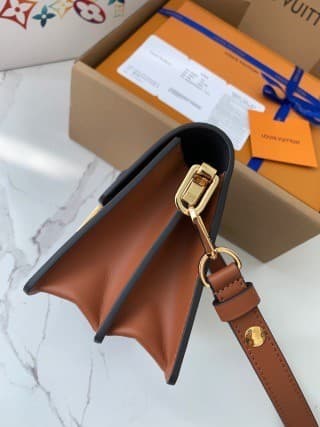 L X V MINI DAUPHINE handbag, small Daphne M45959, size: 20*15*9cm