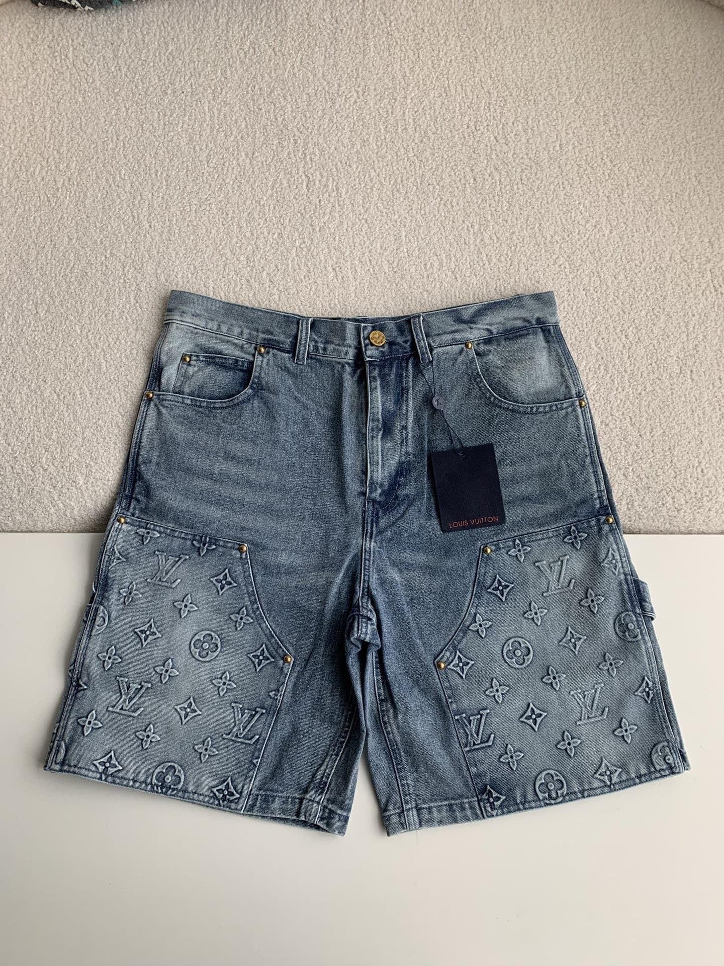 L X V Jean shorts