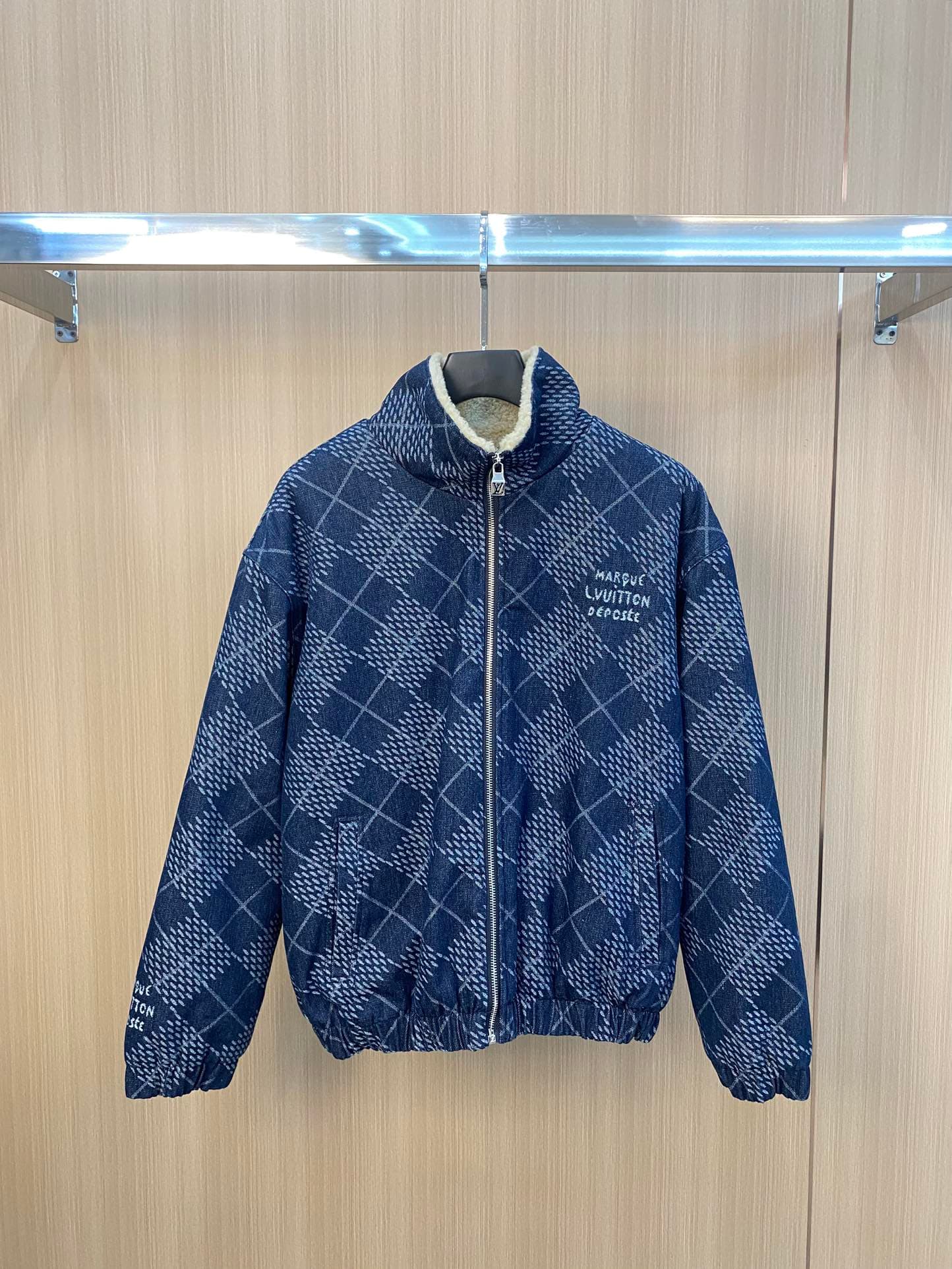 L X V SS25 Pre-Spring collection, Logo letter stripe jacket