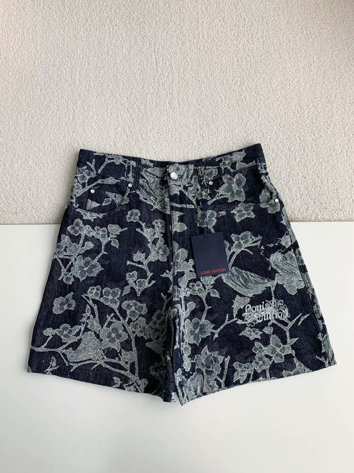 L X V Jean shorts