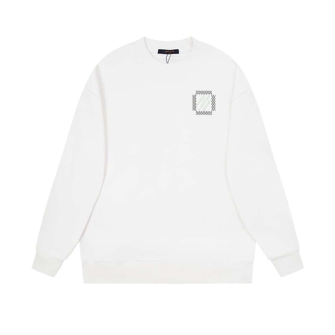L X V Hoodies White