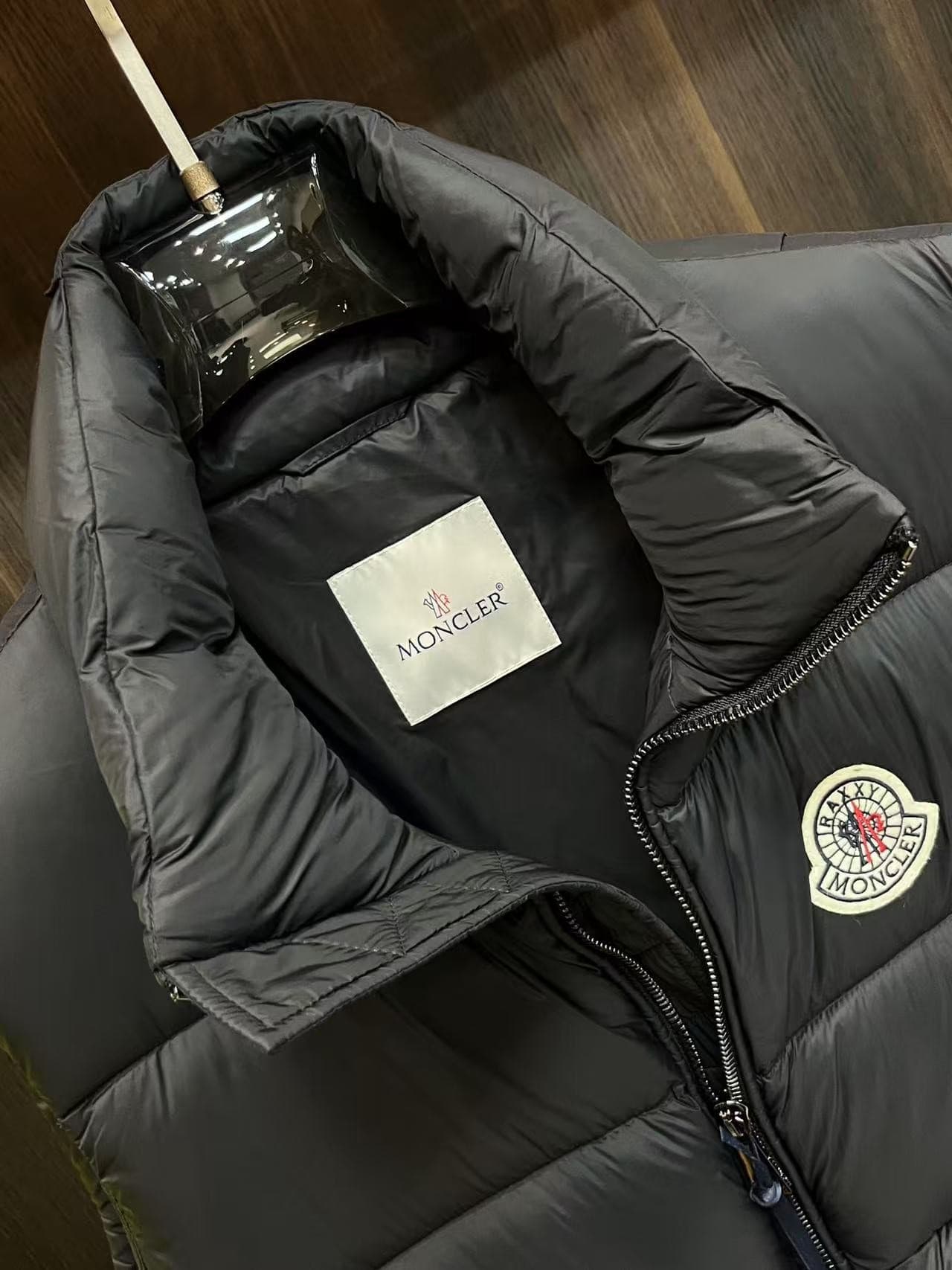 MONC 24 autumn and winter new style stand collar down vest jacket