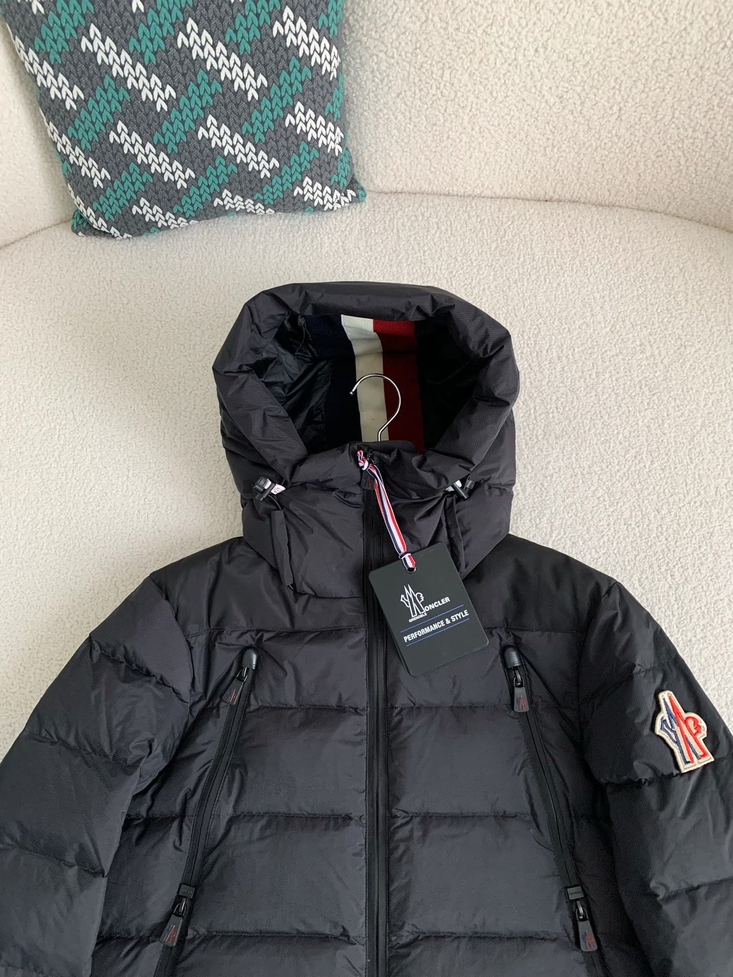 MONC Grenoble Nylon Hooded Down Jacket