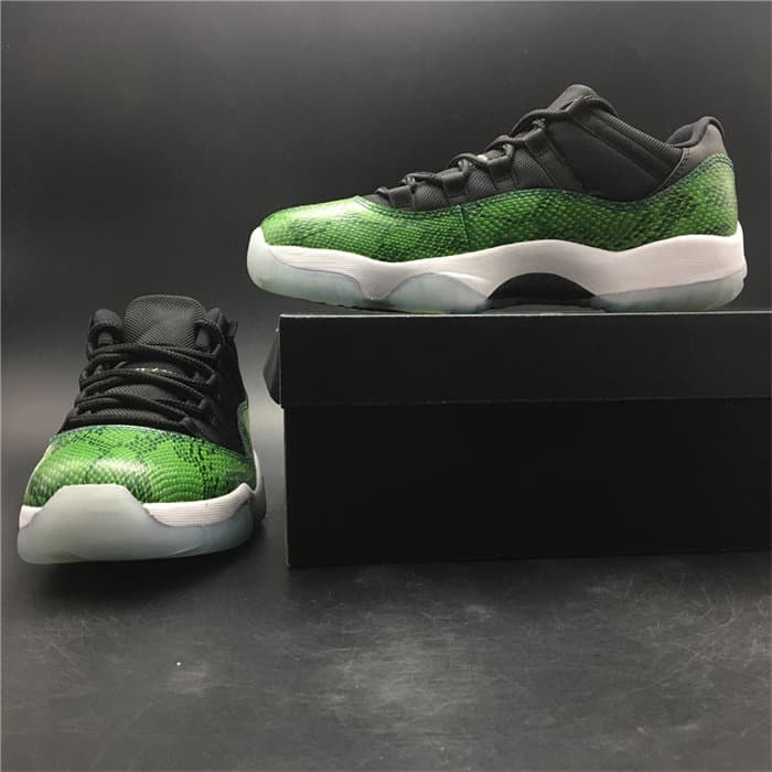 JRD 11 Retro Low Green Snakeskin 528895- 033