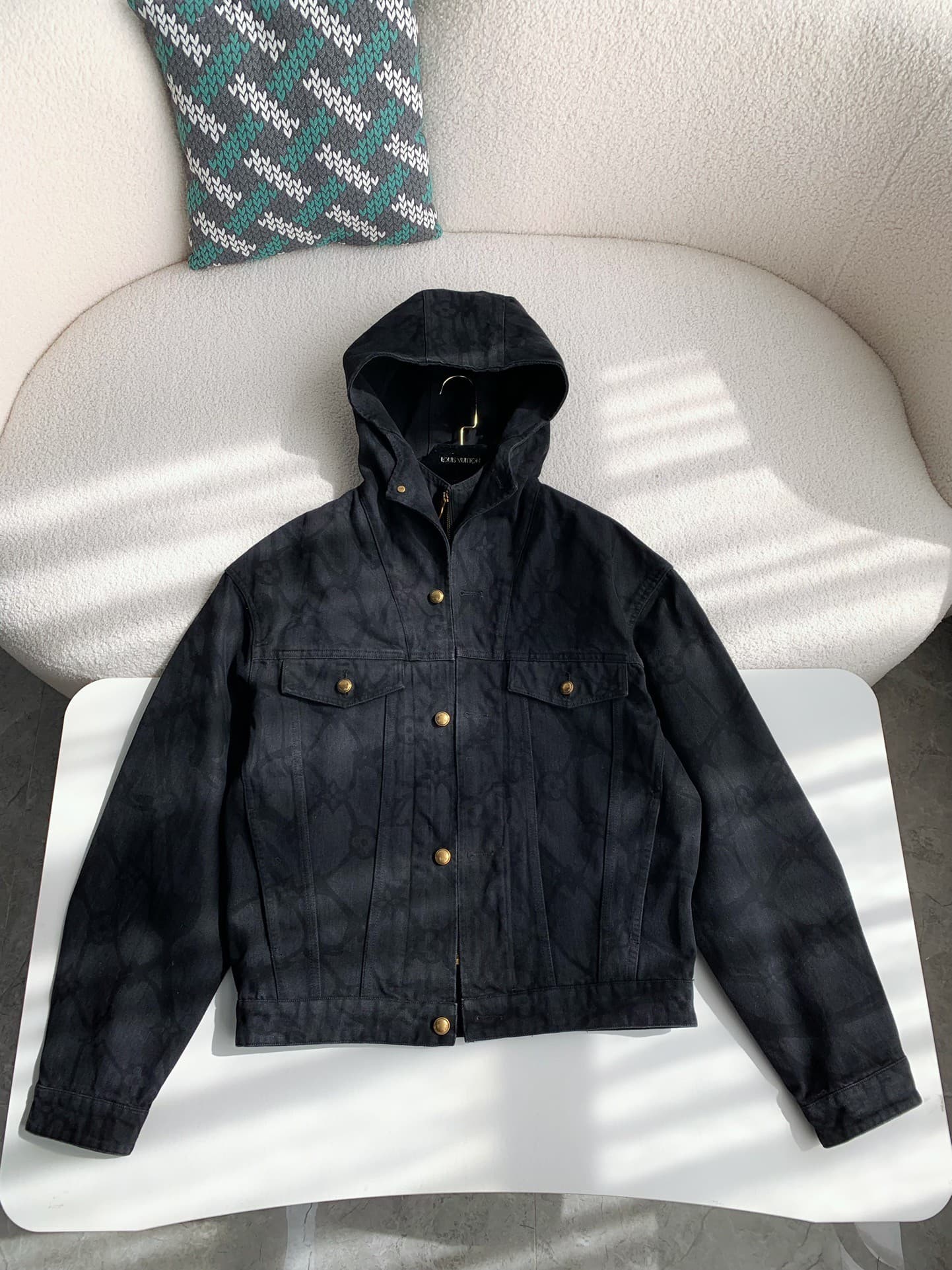 L X V Hooded Denim Jackets