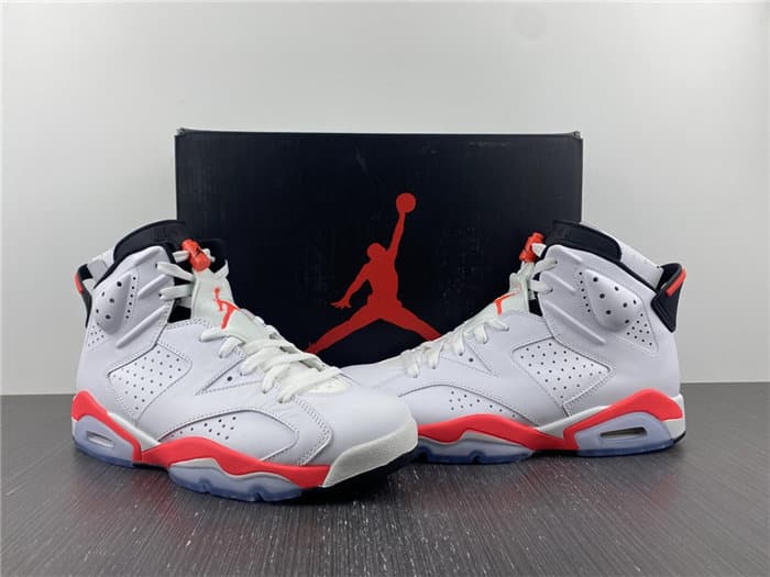 JRD 6 Retro Infrared White 384664-123