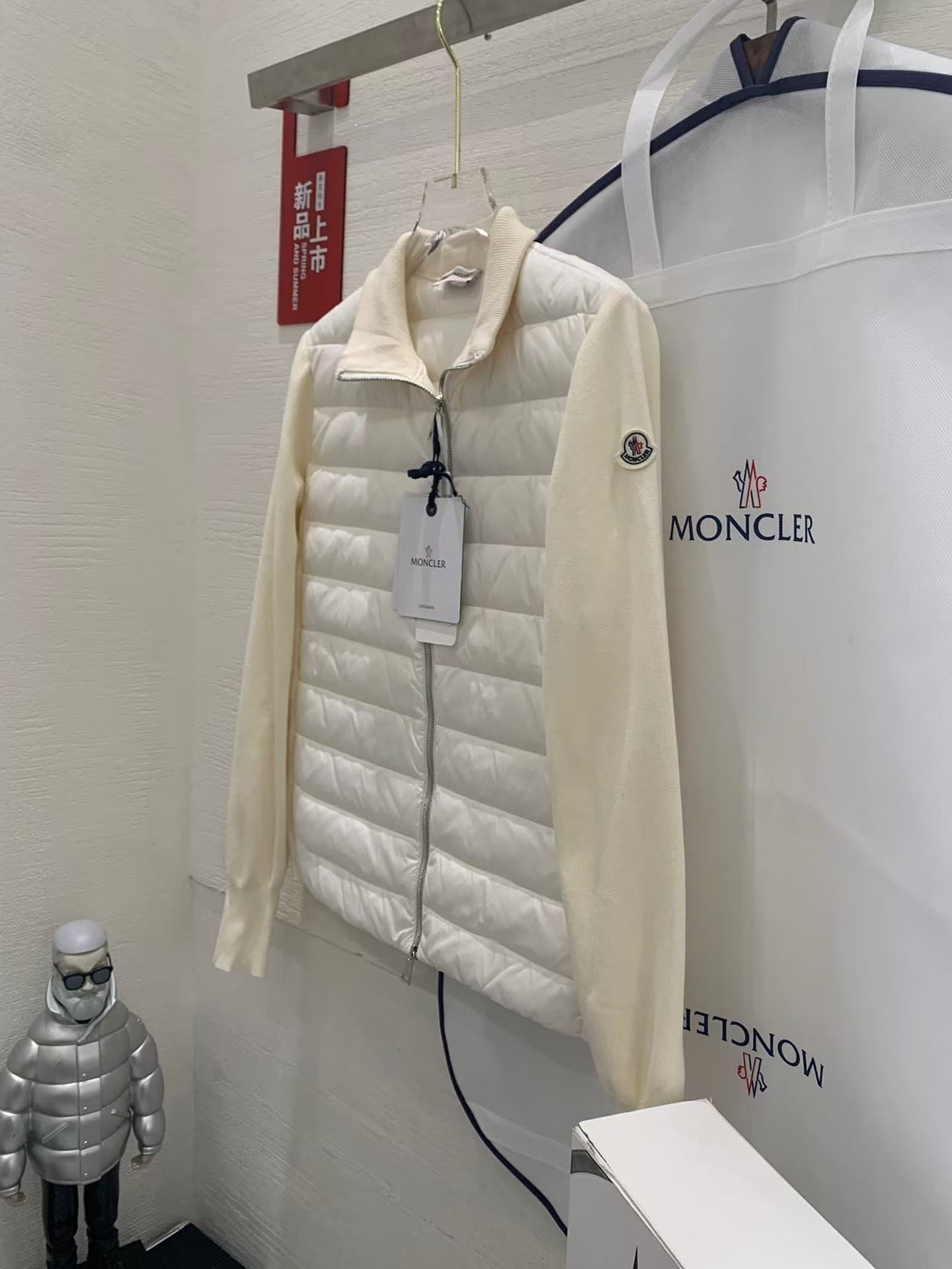 MONC Autumn and Winter New Women's Knitted Down Sweater
