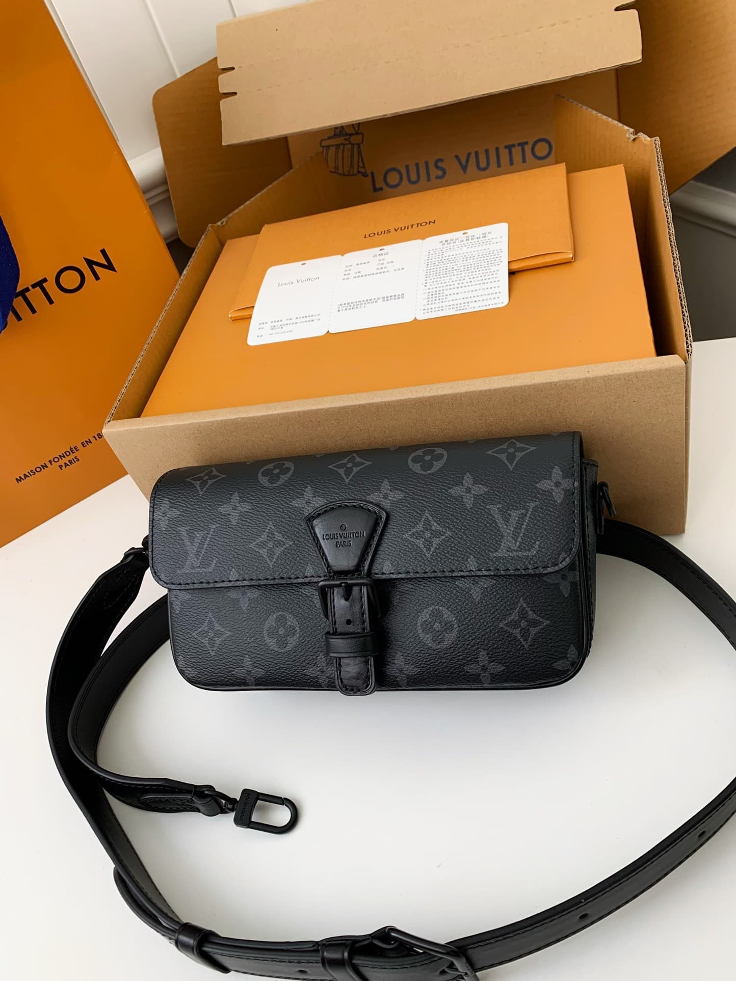 L X V New season Montsouris Mini Bag M83567 Size:22*12*6cm