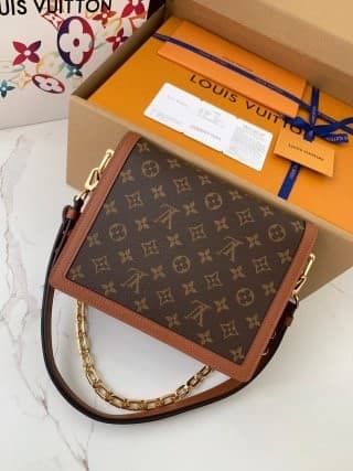 L X V MINI DAUPHINE handbag, large Daphne M45958, size: 25*17*10cm