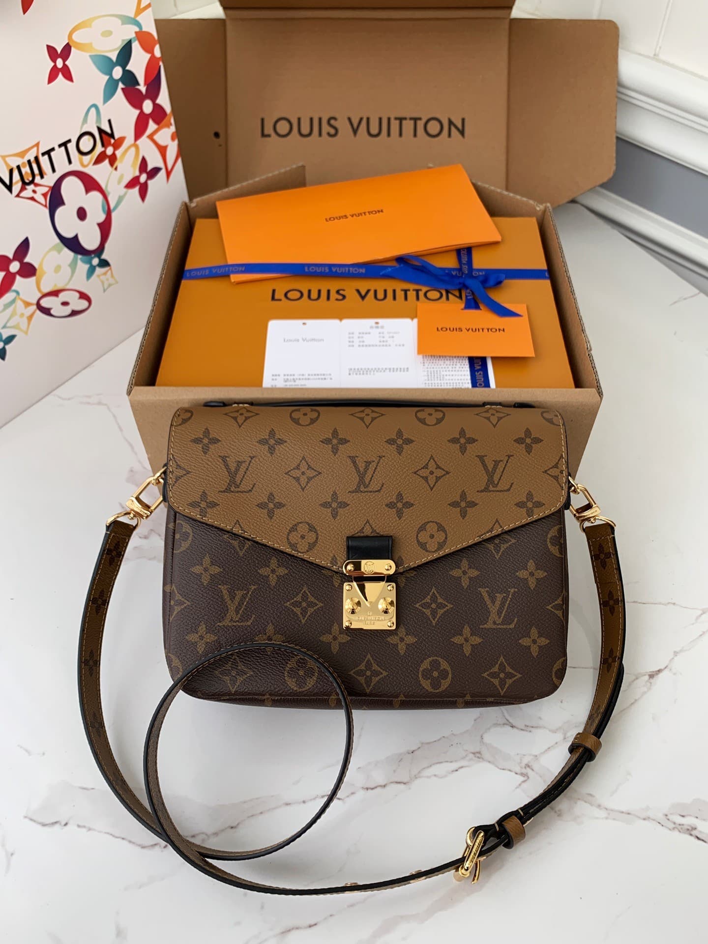 L X V POCHETTE MÉTIS M44876 SIZE:25*19*7cm