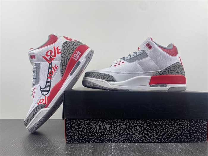JRD 3 Retro Fire Red DN3707-160